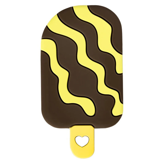 New BPA Free Cartoon Ice Cream Shape Baby Teether Tos Food Grade Anti-eating Hand Molar Stick Baby Healthy Chewing Accessories