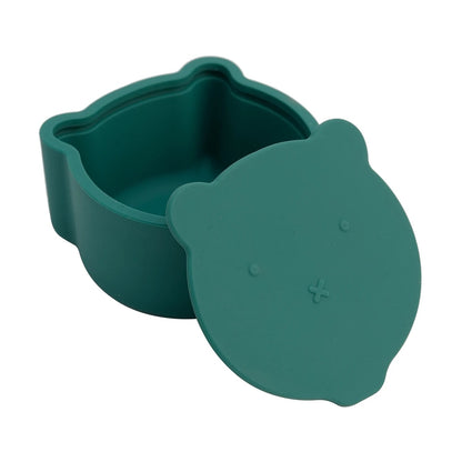 1PCS Baby Cartoon Silicone Feeding Snack Cup Toddle Portable Food Storage Box Portable Snacks Container Children's Tableware