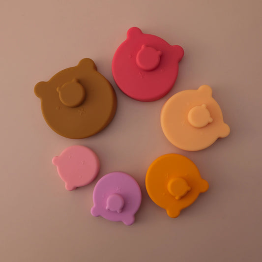 1Set Silicone Building Blocks Baby Teether Toy BPA Free Soft Stacking Montessori Puzzle 0-3Y Educational Toy Baby Stuff