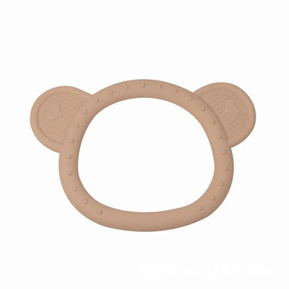 New Cartoon Animal Baby Teether Health Care Molar Toy Tactile Cognition Chewing Teething Toy Silicone Newborn Accessories